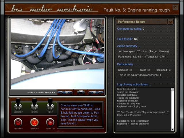 Le Mans Cobra fault-finding challenge (click image to enlarge)