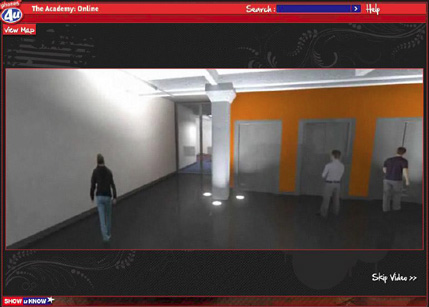 Entrance to the Academy Reception