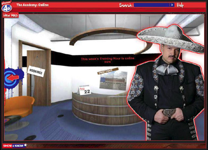 Academy Reception area