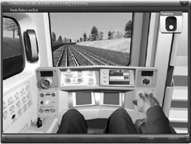 London Underground cab simulator screenshot