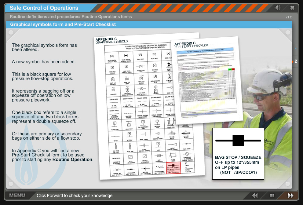 Bespoke eLearning and Simulation TNA National Grid Gas