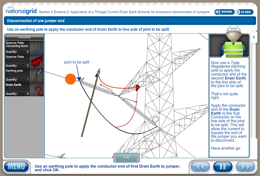 National Grid NSI 4: Work On or Near High Voltage Overhead Lines (click image to enlarge)