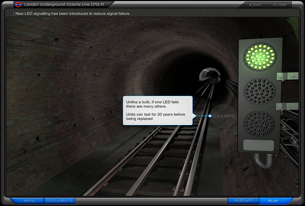 London Underground Victoria Line - 3D virtual journey of new facilities (click image to enlarge)