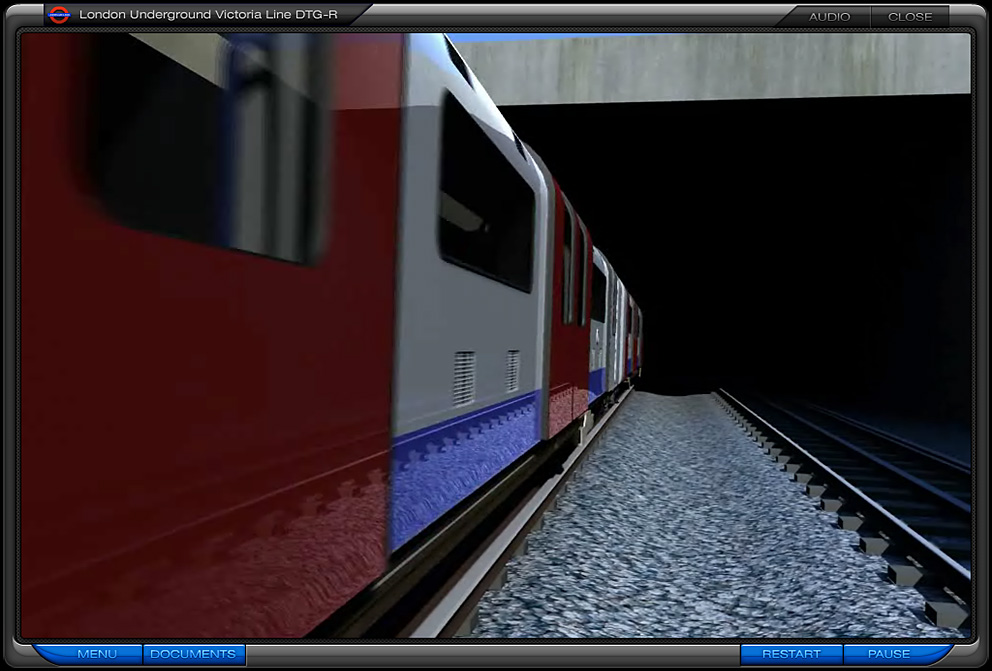 London Underground Victoria Line - 3D virtual journey of new facilities (click image to enlarge)