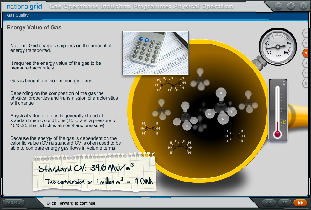 National Grid Gas Operations Induction eLearning (click image to enlarge)
