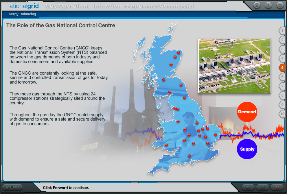 Bespoke eLearning and Simulation TNA National Grid Gas